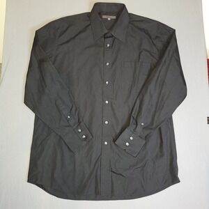 G2000 Man Shirt - 17.5/35.5 (slim fit) Black -Button Down EUC